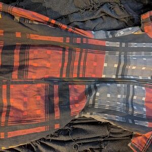 Walter Baker Red and Gray Checkered Jacket